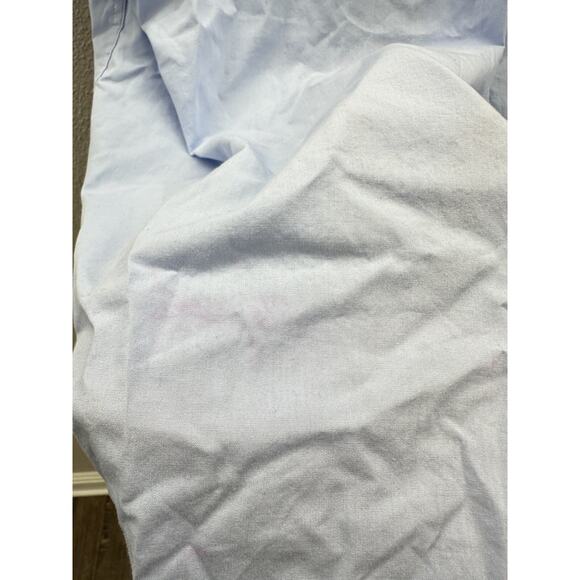 Architect Mens Shirt Size Medium 15-15 1/2 Blue Short Sleeve Button Up Collared - Picture 8 of 13